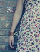 Image of Boho Vintage Floral Leather Cuff