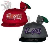 Image of The "Matto" Two Tone Gr/Bk. or Red Snapback Hat Cap Joe Rocken Exclusive