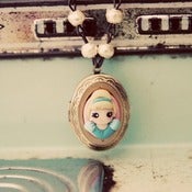 Image of princess locket necklace