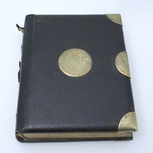 Image of victorian photo album 1880's - with pictures