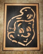 Image of SHT! Head Black on Wood Grain
