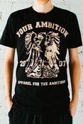 Image of "Crest" tee (black)