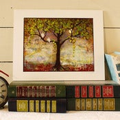 Image of Signed Print with 11X14" Mat - Moon River Tree