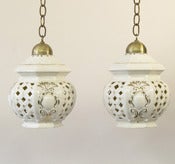 Image of Pair of Mid Century Modern Pendants