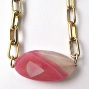Image of Pink Agate Necklace