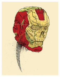 Image of 'The Death of Iron' Man Print
