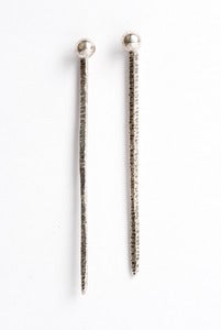 Image of BALL STAKE EARRING