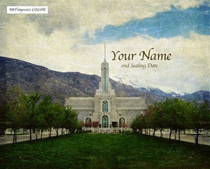 Image of Mt Timpanogos LDS Temple Art 001