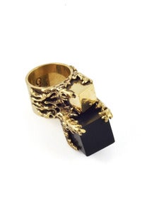 Image of Effloresce Ring Ebony/Brass