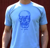 Image of Blue Skull T-Shirt