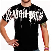 Image of ALL SHALL PERISH - White Logo On Black