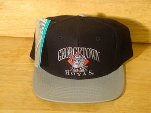 Image of Georgetown Hoyas Vintage Snapback Hat Gray/Black By AJD