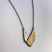 Image of Mini Shield Mesh Necklace