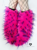 Image of Spiked fluffies pink/purple