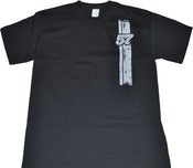 Image of Burnout Adult Short Sleeve Tee - Black and Gray