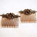 glamasaurus — Anchor Antique Brass Hair Combs