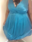 Image of Macys Ruby Rox Teal Tulle Dress 1x 