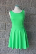 Image of Lime Criss-Cross Back Dress