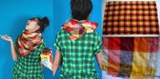 Image of Orange Check Scarf