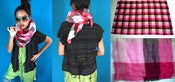 Image of Pink Check Scarf