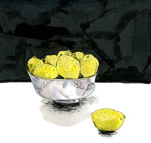 Image of Bowl of lemons