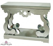 Image of Mirrored Scroll Entry Table