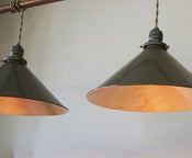 Image of Double Copper Leaf Pendant