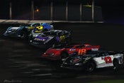 Image of "Four Wide at Fairbury" Painting Print -- Sheet Only