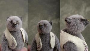 Image of Rebel Miniature Mini Artist Bear by Aerlinn Bears