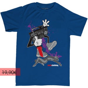Image of RADIO STAR - Bleu - Homme (T-shirt)