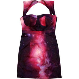 Image of Galaxy Print Dress