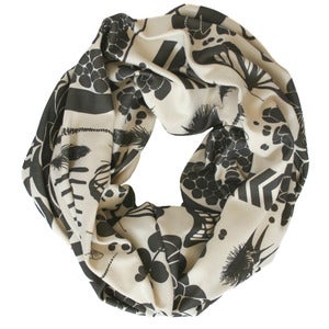 Image of Sovay Charcoal. Single Loop Infinity Scarf