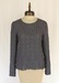 Image of bubble lace crew neck