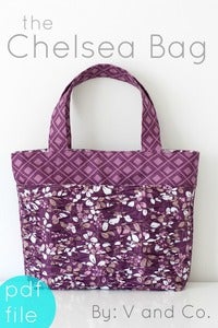 Image of the Chelsea Bag PDF pattern