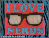 Image of "I Love Nerds" Mouse Pad