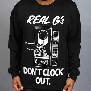 Image of Real G's Crewneck - Black