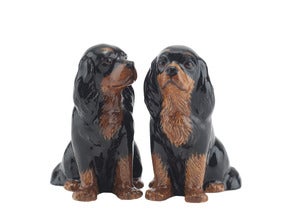 Image of KING CHARLES SPANIEL SALT & PEPPER SHAKERS