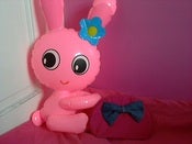 Image of Pink & Denim - customised cosmetics bag