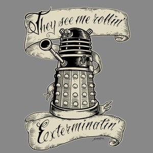 Image of Doctor Who "They Hatin'" - Dalek Tee Shirt