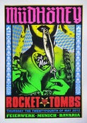 Image of Mudhoney & Rocket from the Tombs - Munich 2012 - Silkscreen Poster 
