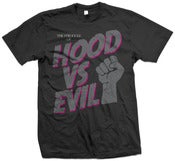 Image of HOOD VS EVIL T - Neon Pink 