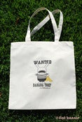 Image of Flat Bonnie - Wanted Banana Thief Tote Bag - Handmade