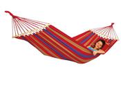 Image of AMAZONAS Aruba cayenne large weatherproof hammock with spreader bars