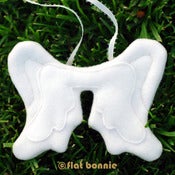 Image of Flat Angel Wings (Removable or Sewn-on styles) Handmade