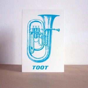 Image of Toot greeting card