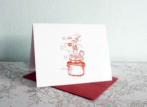 Image of Canning - blank note card