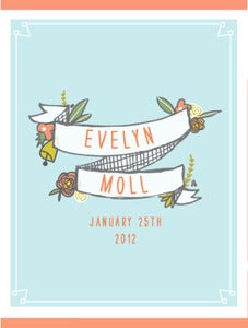 Image of Custom Birth Announcements - Two Styles