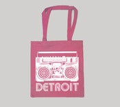 Image of Detroit Boombox Tote Bag