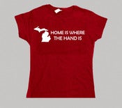 Image of Unisex Home is Where The Hand Is T-Shirt