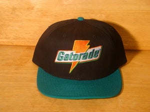 Image of Gatorade Vintage Snapback Hat Black/Teal By P.America 